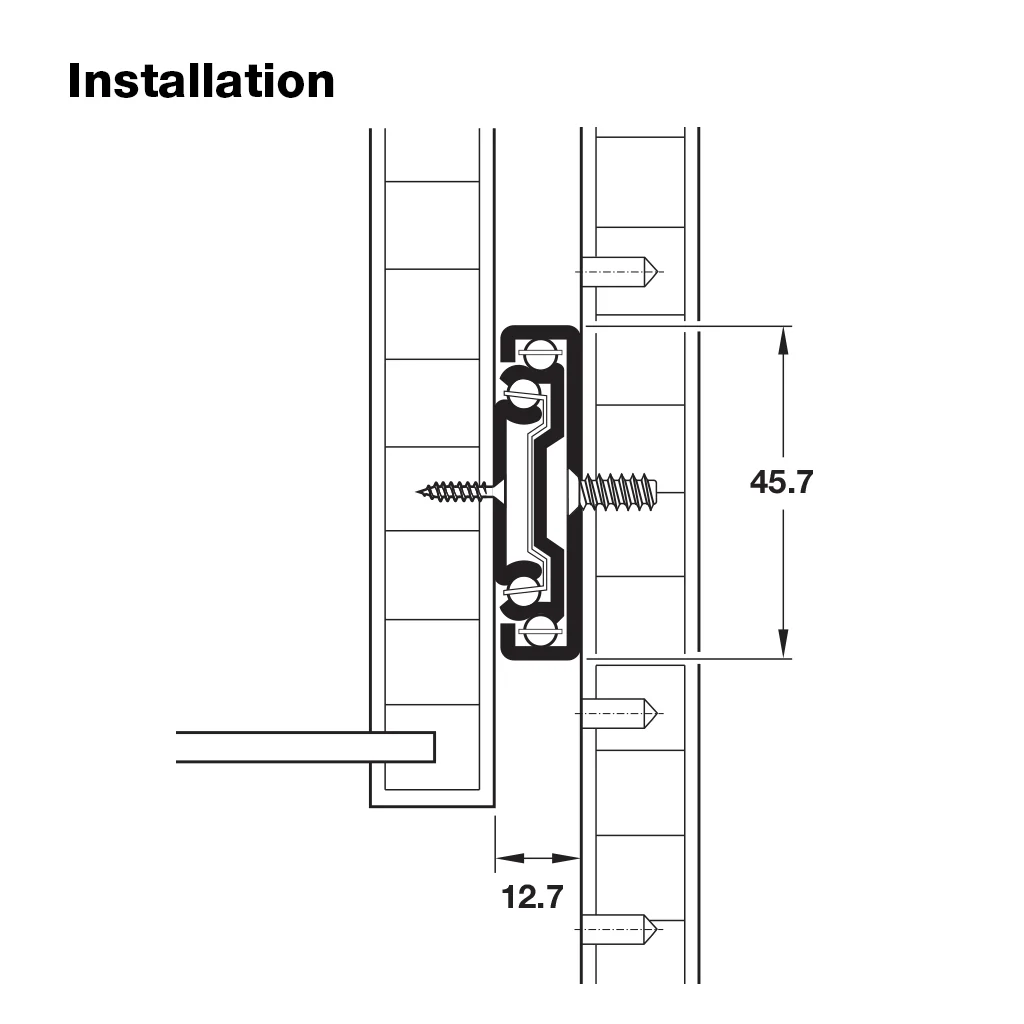 Ball Bearing Drawer Runner - Image 2