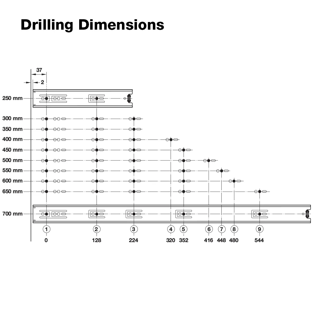 Ball Bearing Drawer Runner - Image 3