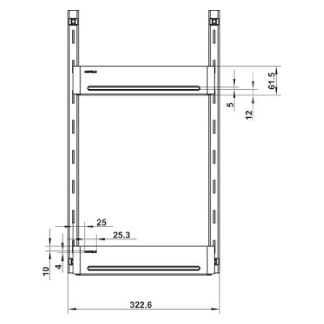 Door Rack, Häfele Utensio Plus H2 - Image 4