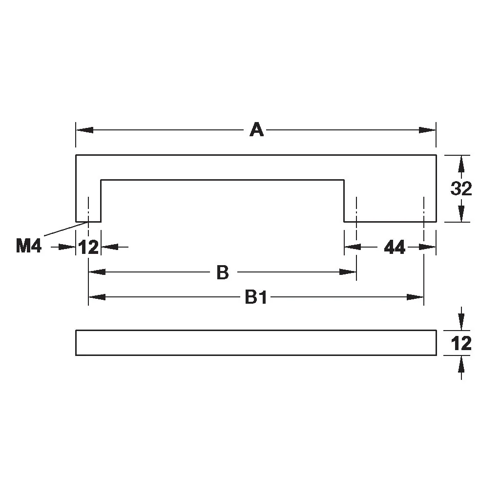 Furniture Handle H1380 - Image 5