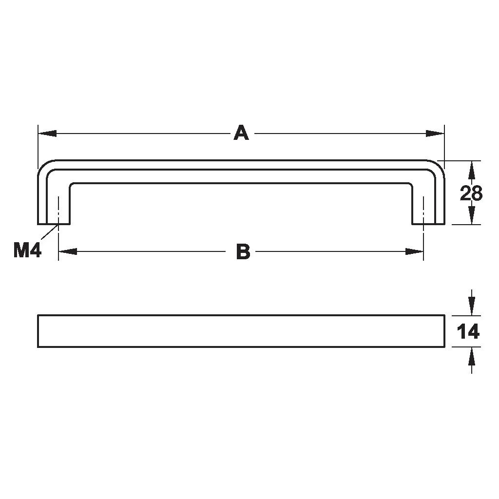 Furniture Handle H1385 - Image 3
