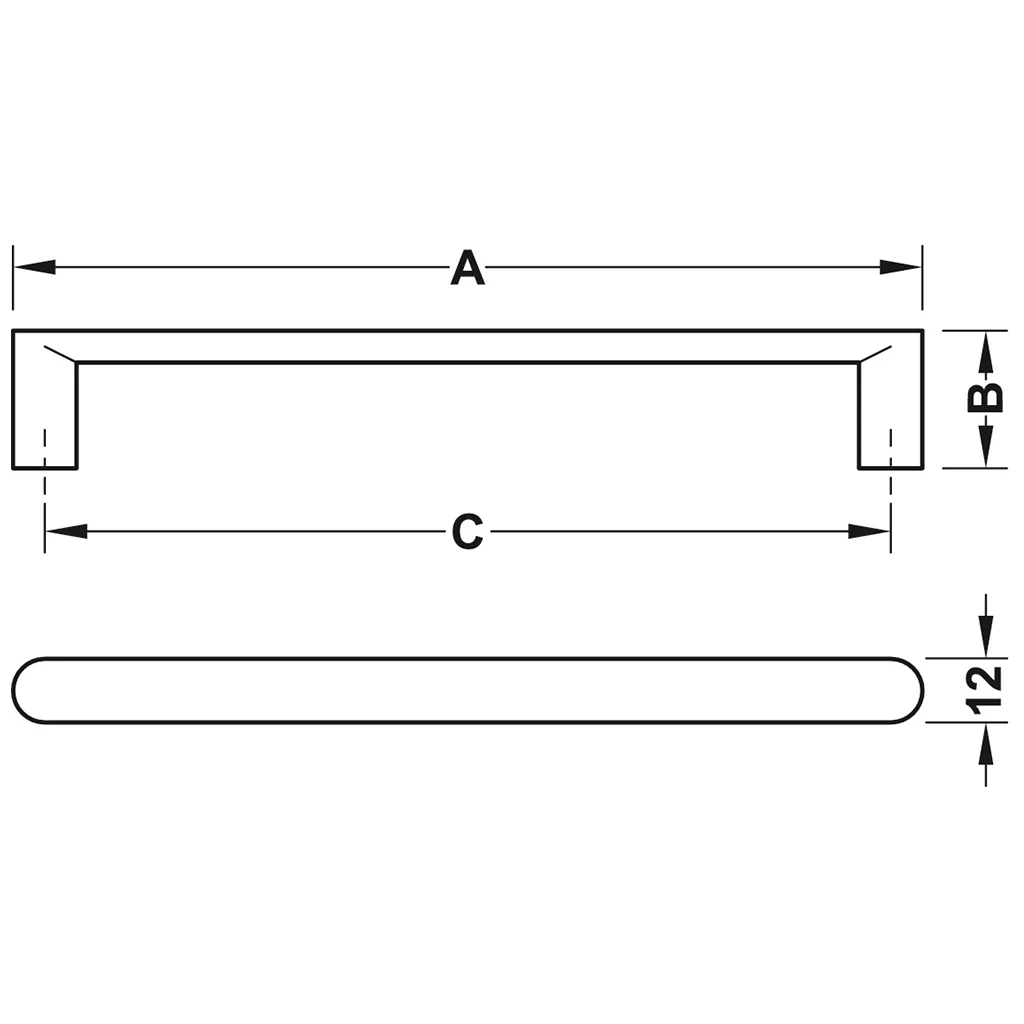 Furniture Handle H1950 - Image 4