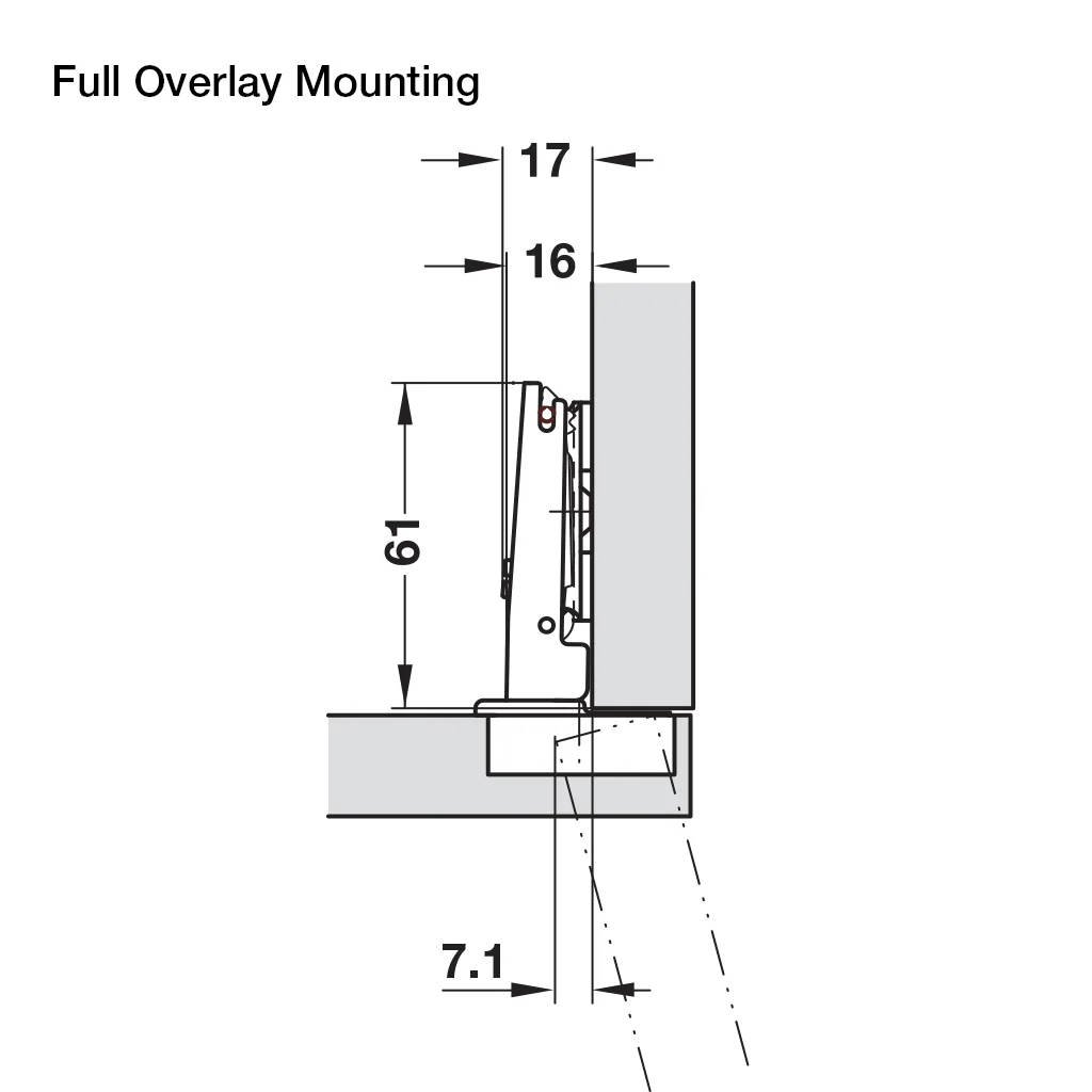 Hafele 110º Series 200 Hinges - Image 2