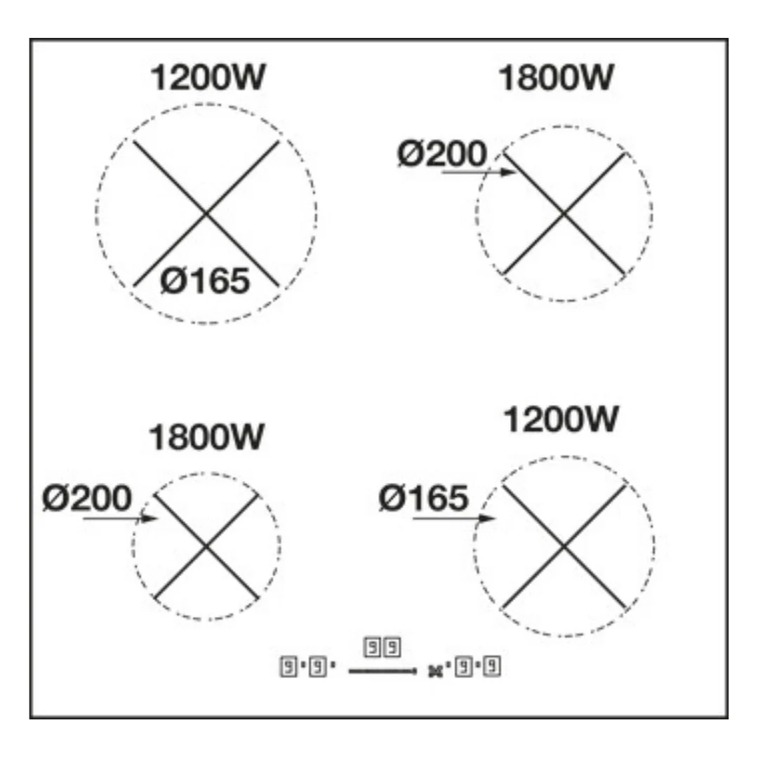 Häfele 60cm HOB Ceramic Cooktop - Image 2