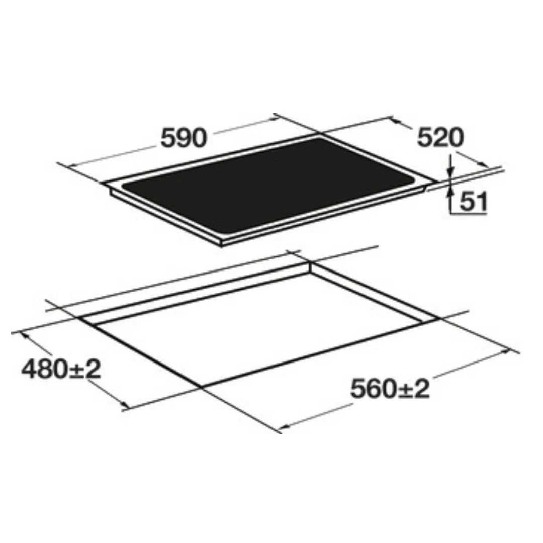 Häfele 60cm HOB Ceramic Cooktop - Image 3