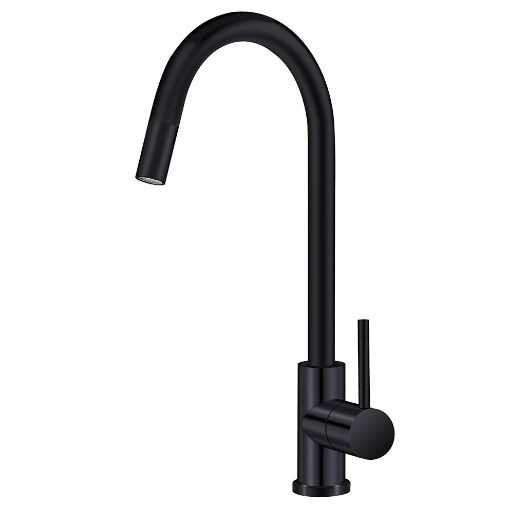 Hafele Mixer Tap Black PVD Brushed Stainless Steel.