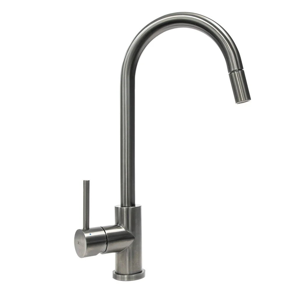 Gooseneck Mixer Tap With Pull-Out Nozzle - Image 2