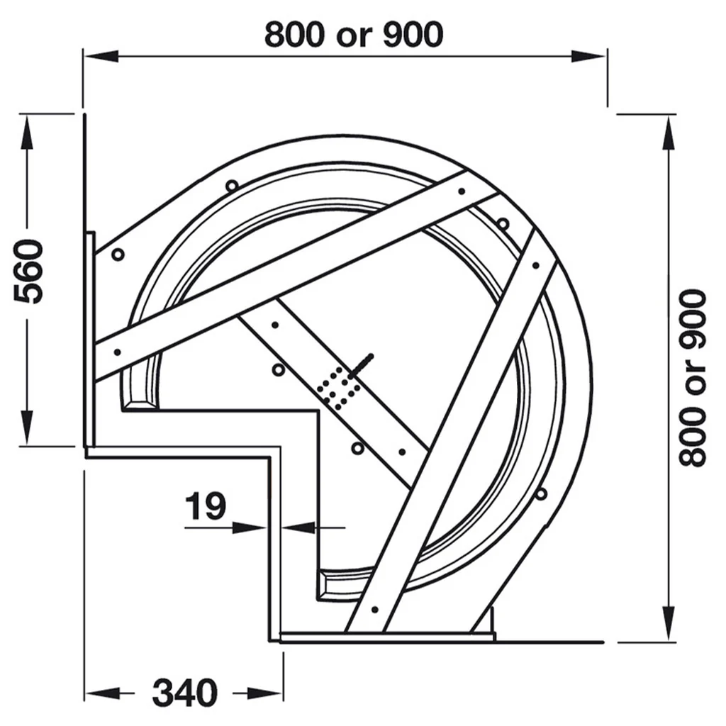 Mondo 2 revolving Corner unit - Image 2