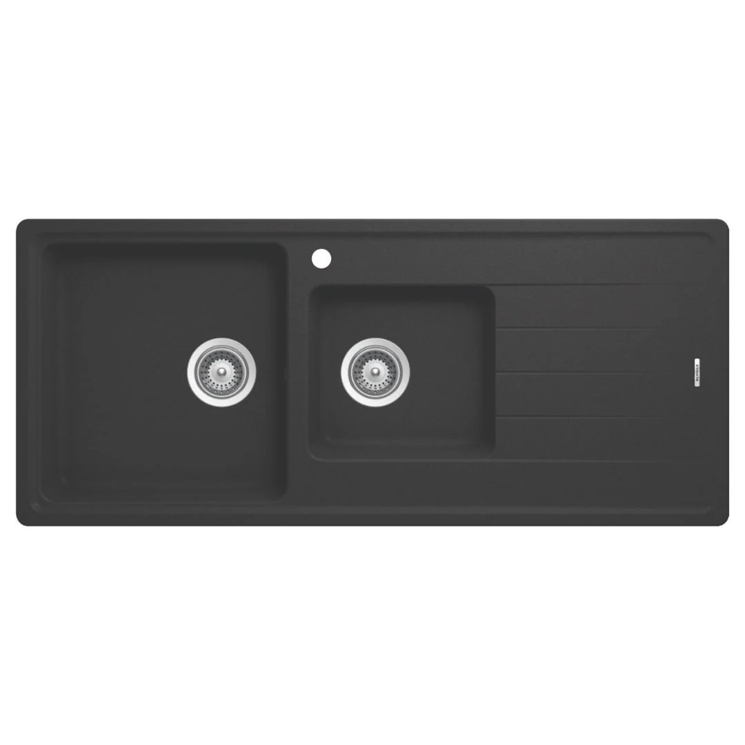Quartz 1 & 3/4 Bowl Sink with Drainer - Image 2