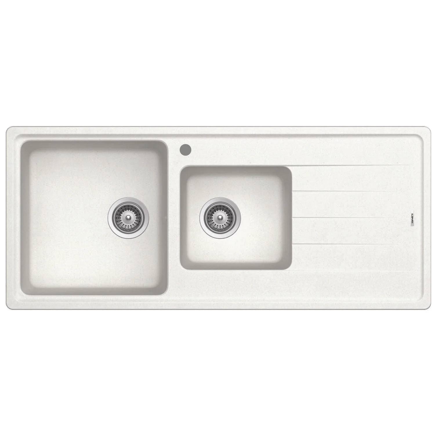 Quartz 1 & 3/4 Bowl Sink with Drainer - Image 3