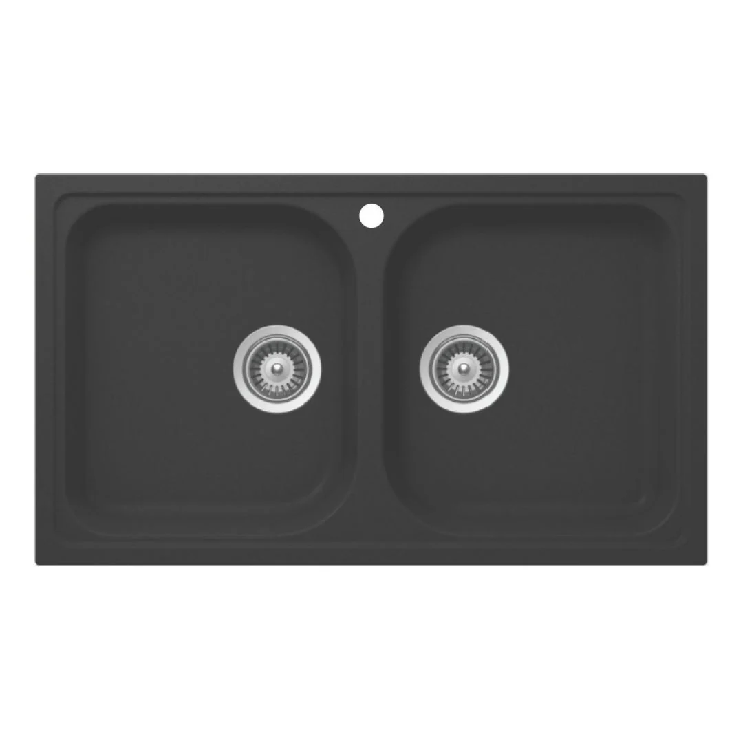 Quartz Double Bowl Sink with Tap Hole