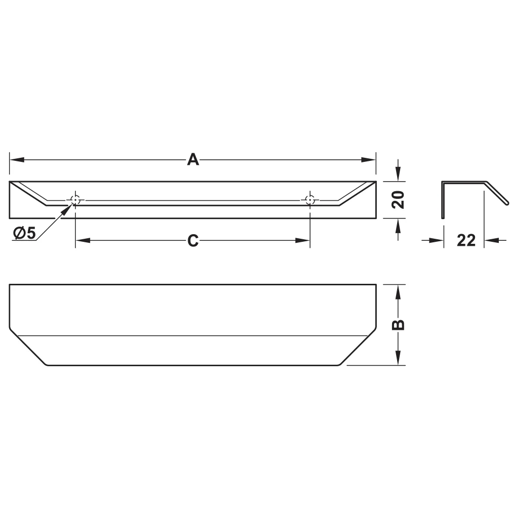 Studio Furniture Handle | 4 Finishes - Image 3