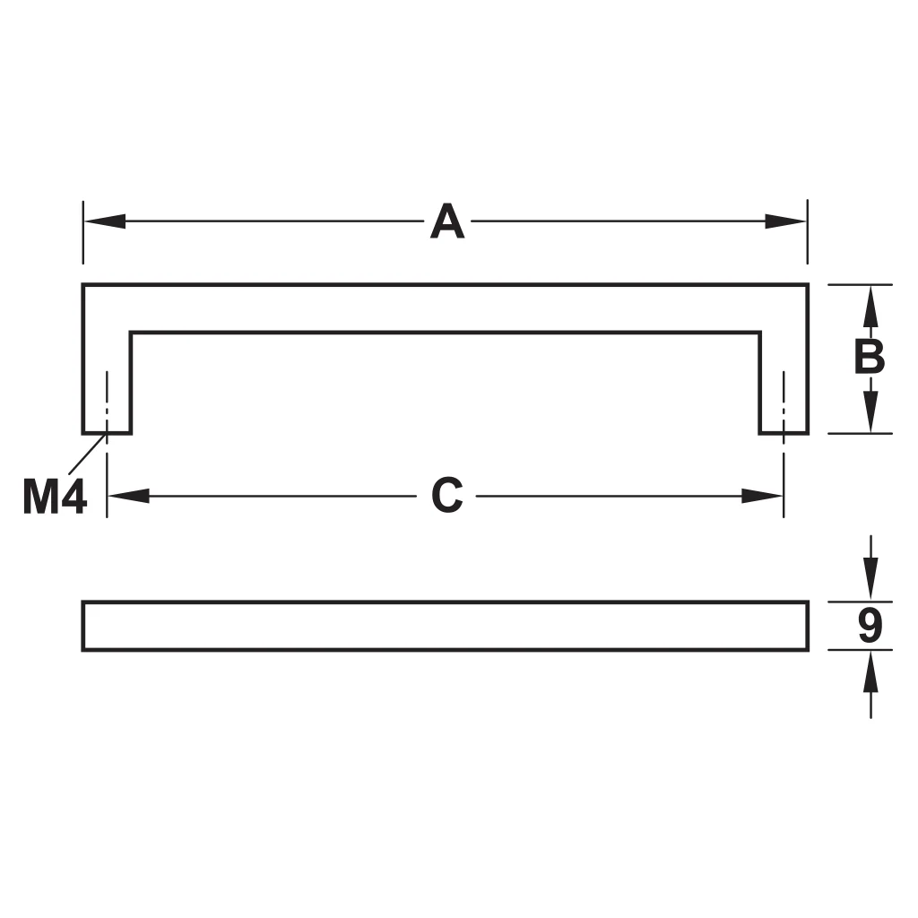 Studio Furniture Handle | 4 Finishes | 7 Sizes - Image 3