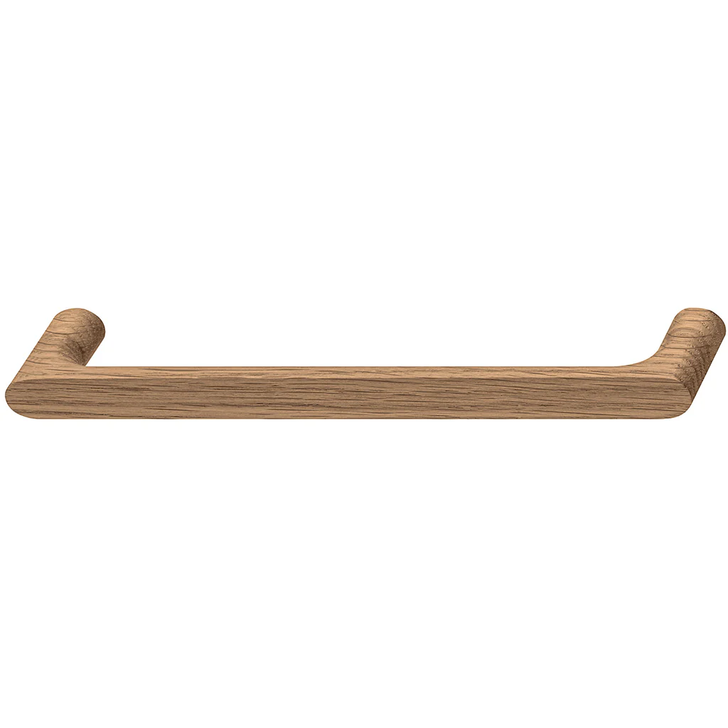 Timber Furniture Handle in Ash Black Stained or Oak Natural Lacquered, 35 Height - Image 2